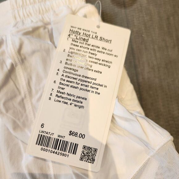 NWT Lululemon Hotty Hot LR Short 4" Lined - Picture 4 of 8